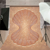 Lofaris Glitter Bokeh Open Clamshell Photo Sweep Backdrop